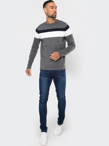 Threadbare Trui 'Lese' in Grijs