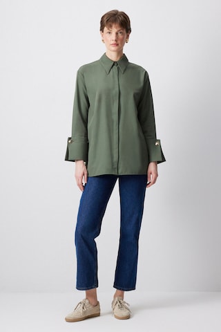 Touche Prive Bluse in Grün