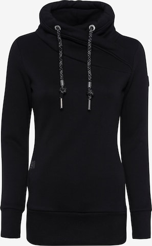 Ragwear Sweatshirt in Black: front