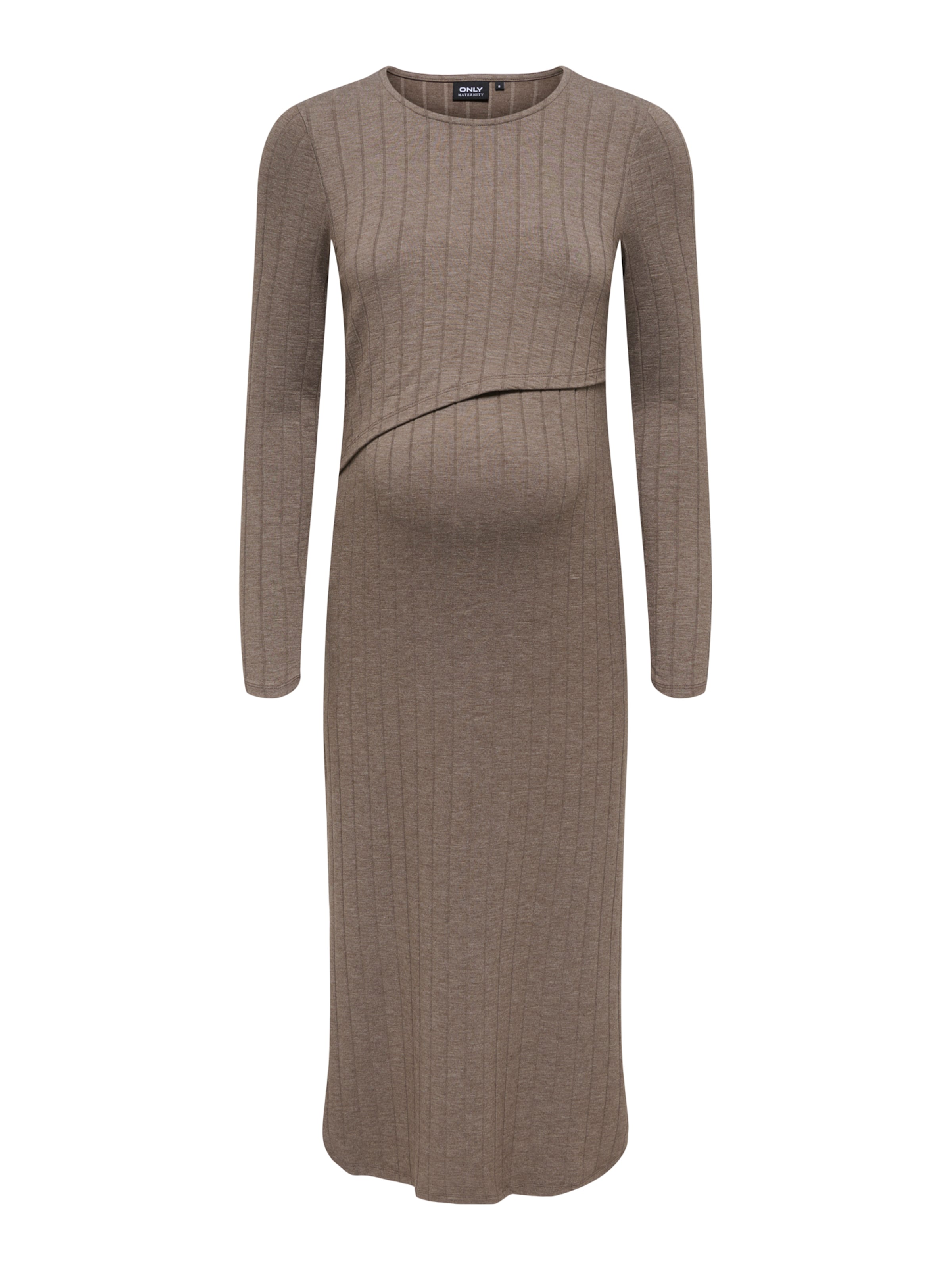 Only Maternity Dress 'OLMDandra' in Brown: front