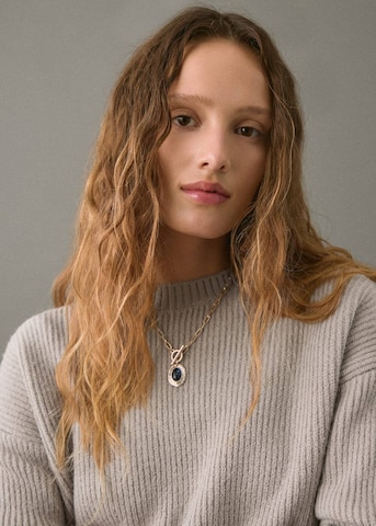 MANGO TEEN Pullover 'Flecos' in Braun