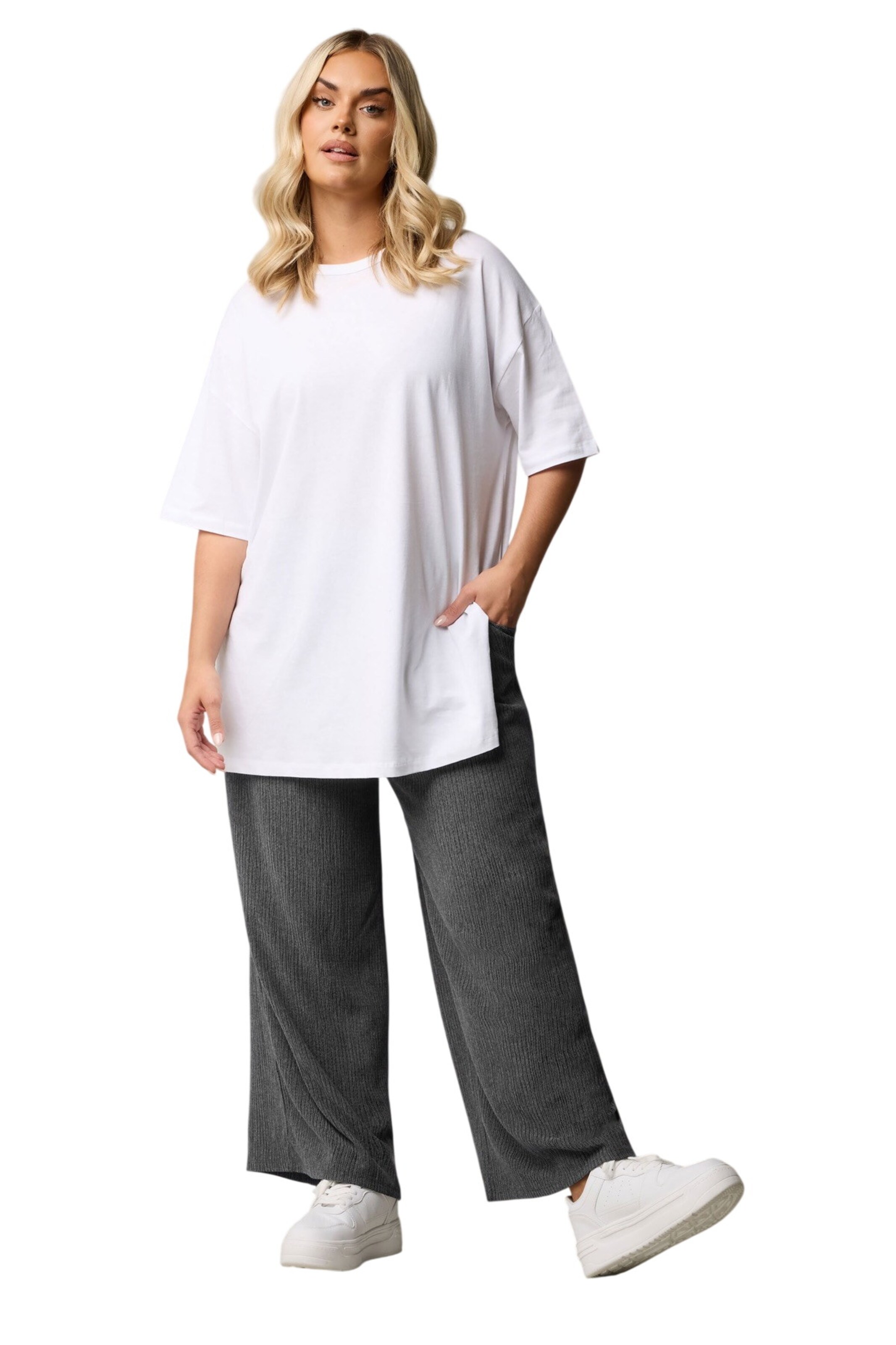 Stil Diva Wide leg Broek in Groen