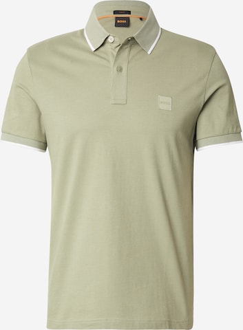 T-Shirt 'Passertip' BOSS en vert : devant