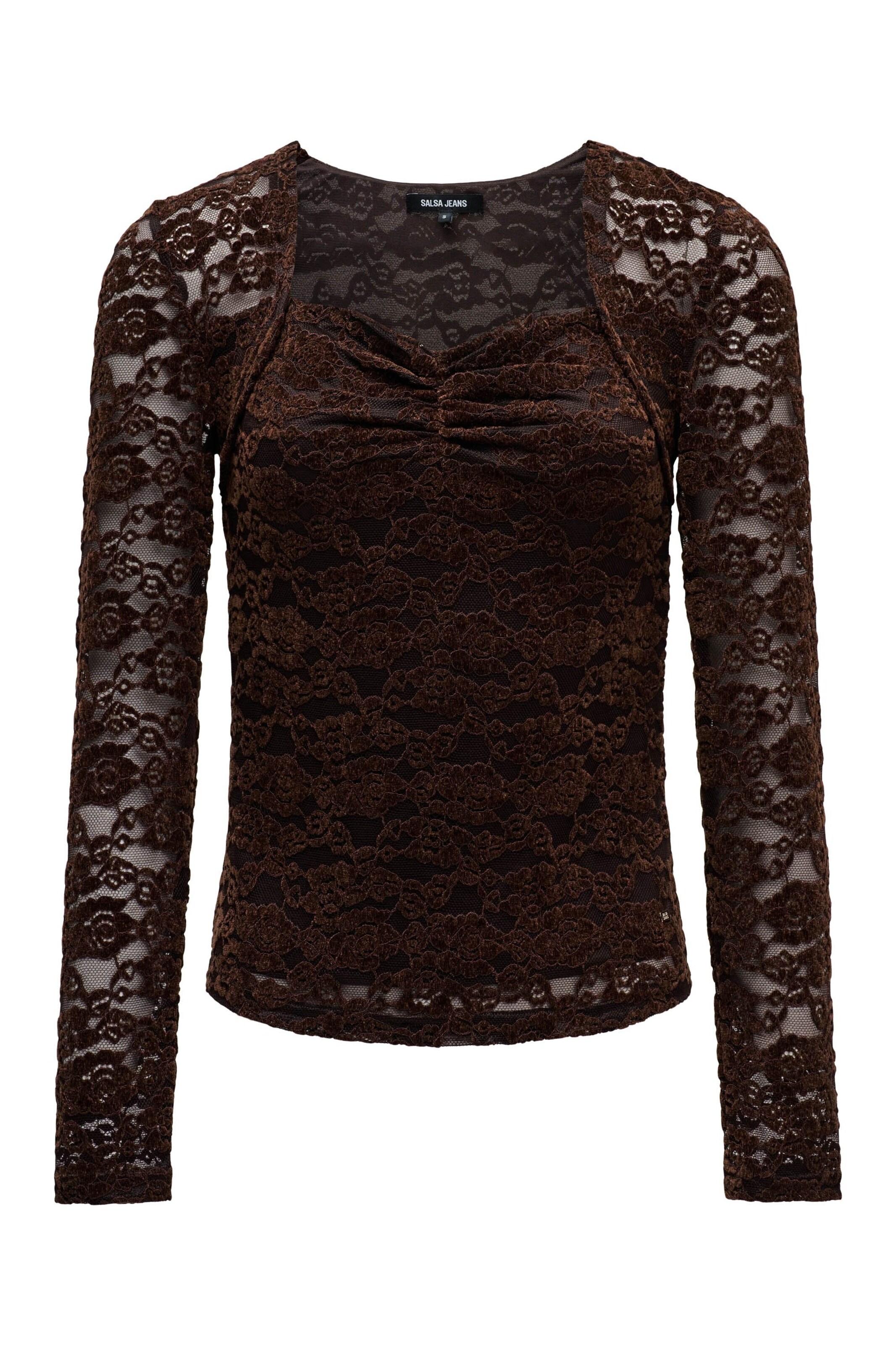 Salsa Jeans Shirt in Braun: Vorderseite