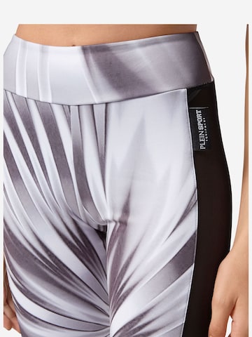 Plein Sport Skinny Leggings in White