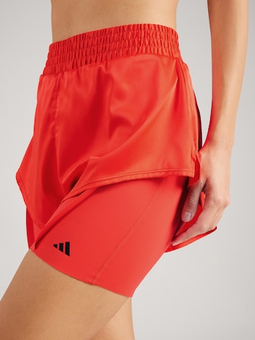 ADIDAS PERFORMANCE Normalny krój Spodnie sportowe 'POWER' w kolorze czerwony