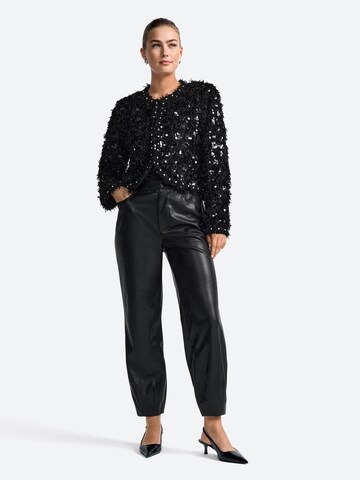 Rich & Royal Ozke Hlače | črna barva