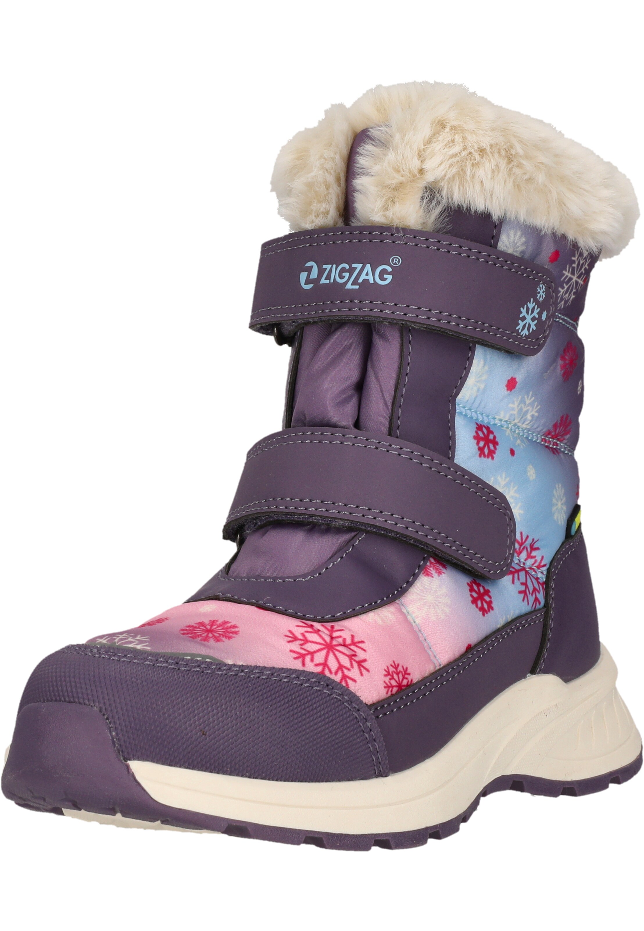 ZigZag Winterstiefel in Lila: Vorderseite