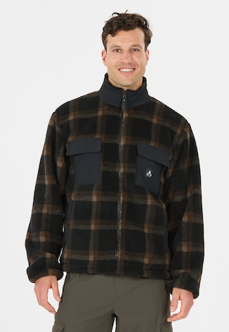 Whistler Fleecejacke 'Carrillo' in Schwarz: Vorderseite