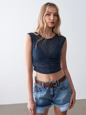 Dilvin Top in Blue