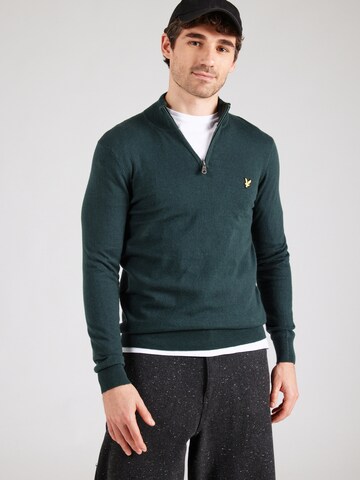 Lyle & Scott - Jersey en verde: frente