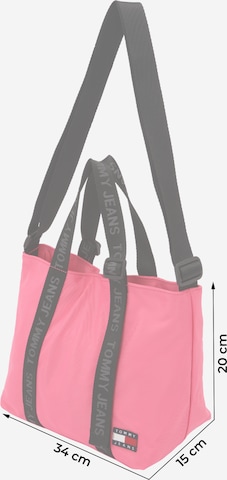 Tommy Jeans Nakupovalna torba 'Essential' | roza barva