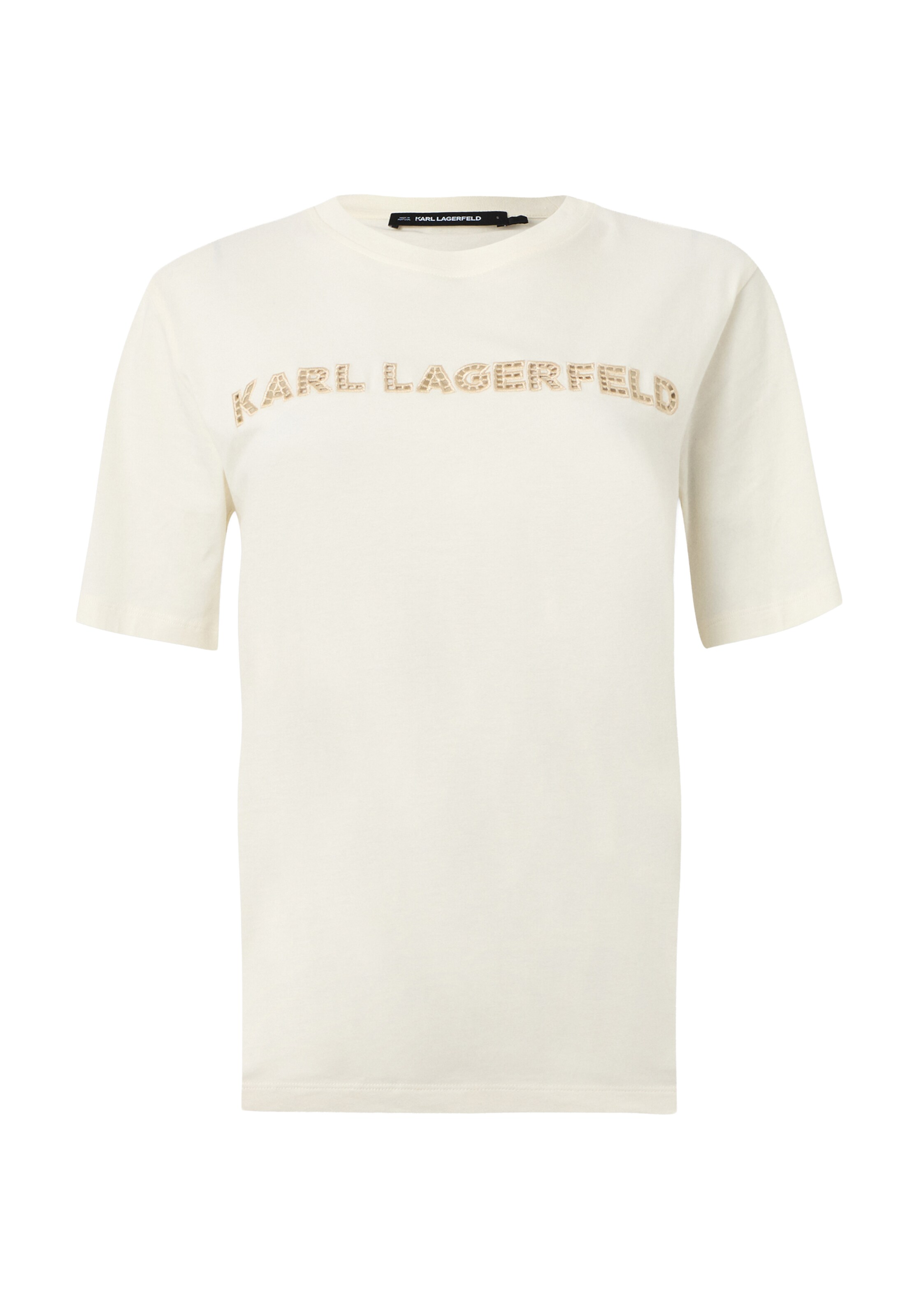Maglietta di Karl Lagerfeld in beige: frontale