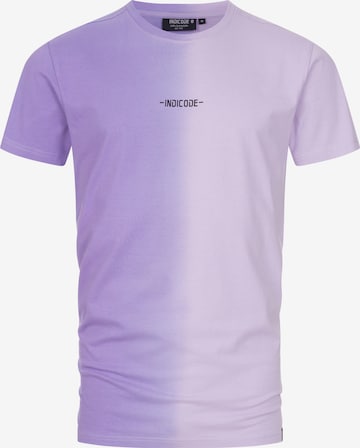 T-Shirt 'INGibs' INDICODE JEANS en violet : devant