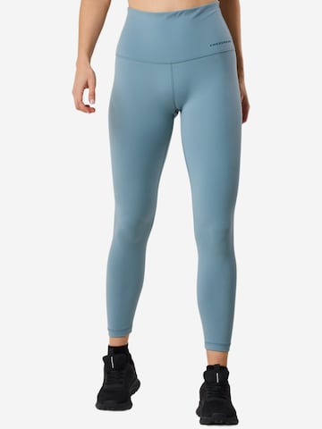 SWEDEMOUNT Skinny Sportbroek 'Core' in Groen: voorkant