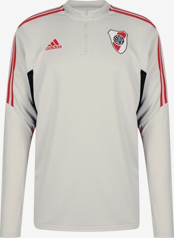 ADIDAS PERFORMANCE Athletic Sweatshirt 'River Plate' in Grey: front