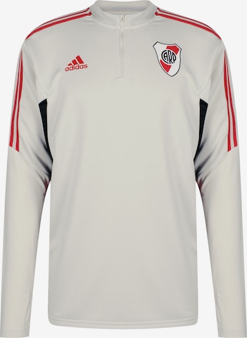 ADIDAS PERFORMANCE Sportsweatshirt 'River Plate' in Grau: predná strana