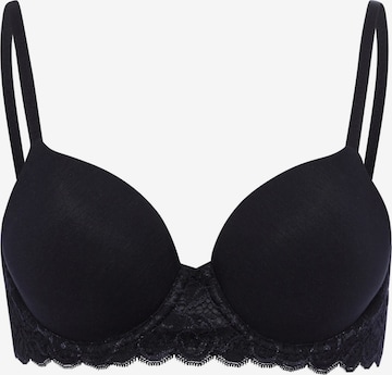 Hanro BH 'Moments' in Zwart: voorkant