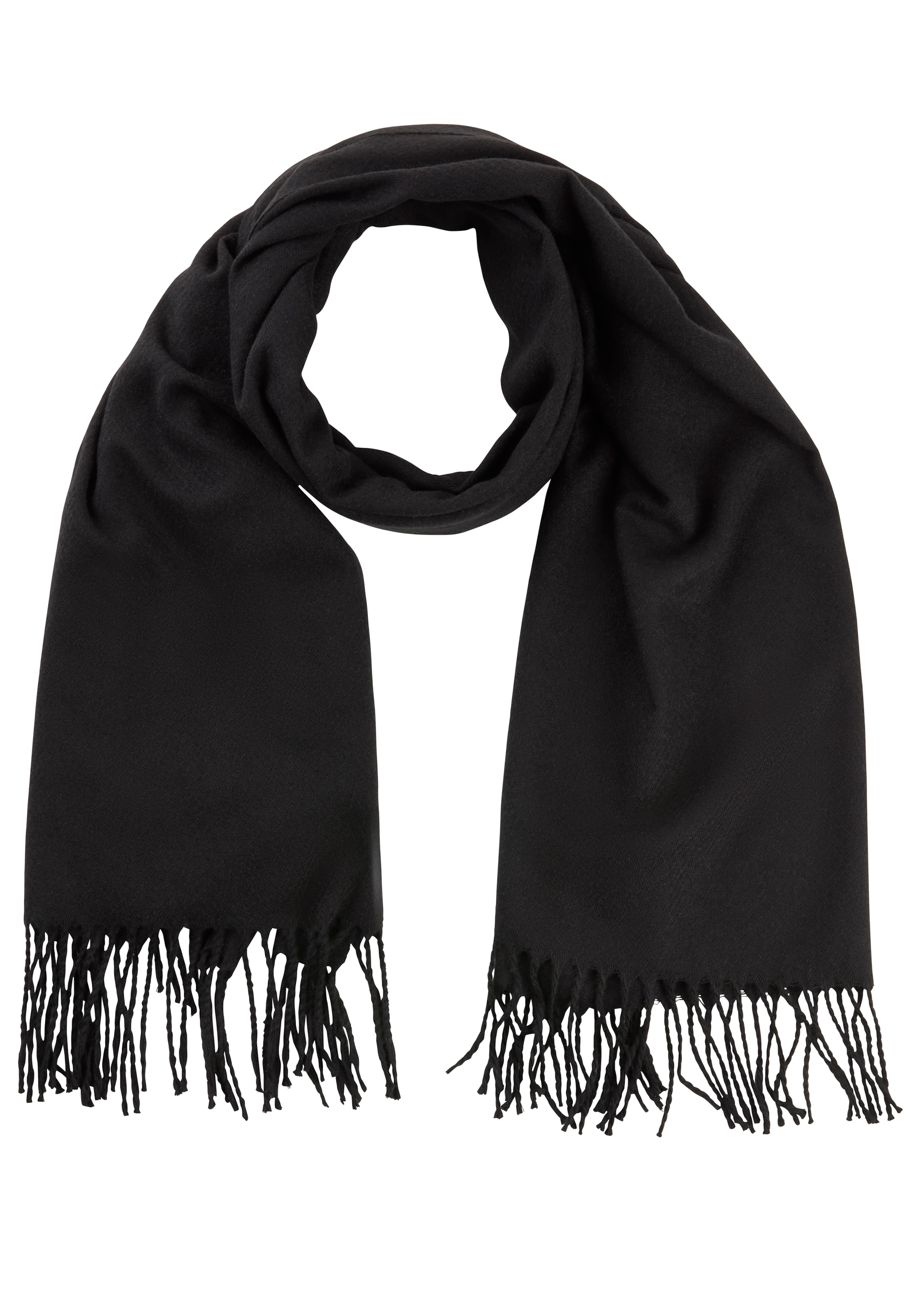 LAURA SCOTT Wrap in Black: front