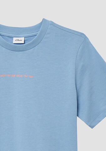 s.Oliver T-Shirt in Blau