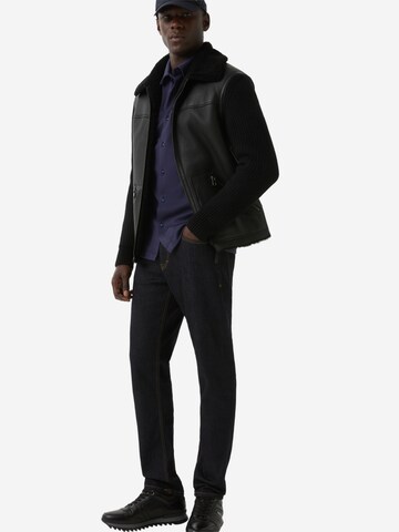 BOGNER Regular fit Button Up Shirt 'Franz-10' in Blue