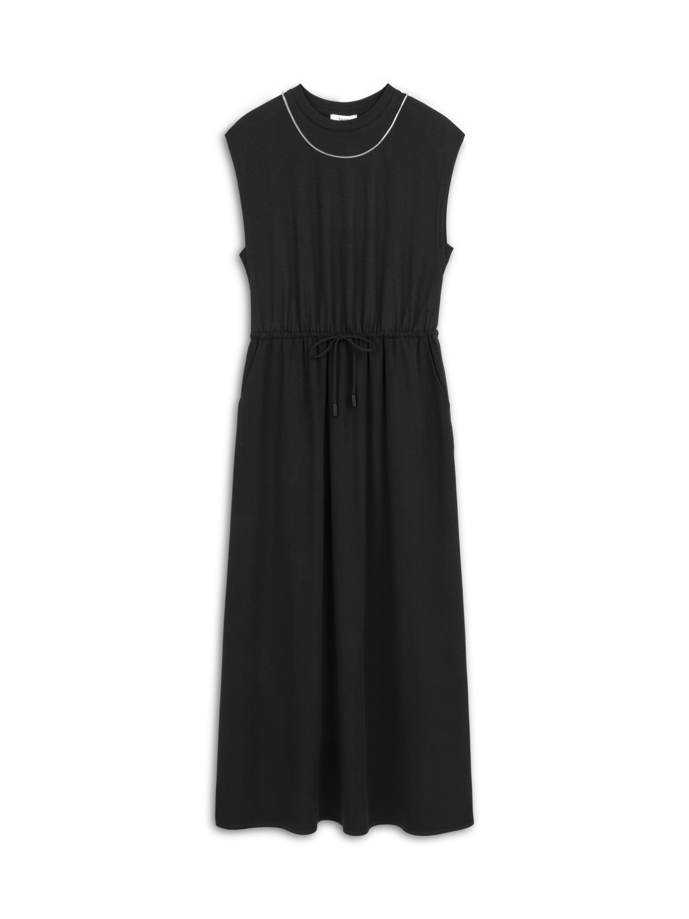 Twist Kleid in Schwarz: Vorderseite