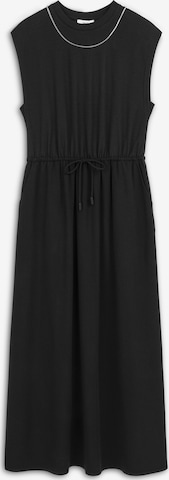 Twist Dress in Black: front