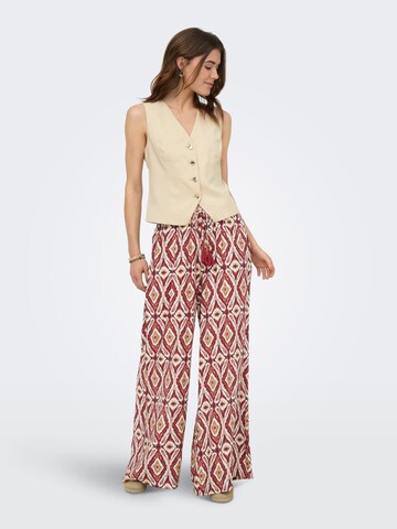 ONLY Baggy Broek 'Gini' in Rood