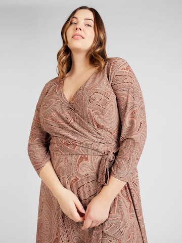 Robe 'LYNA' Lauren Ralph Lauren Plus en marron