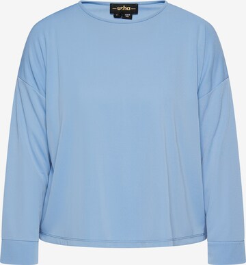 usha BLACK LABEL Blouse in Blauw: voorkant