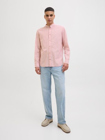 Slim fit Camicia 'JJESummer' di JACK & JONES in rosa