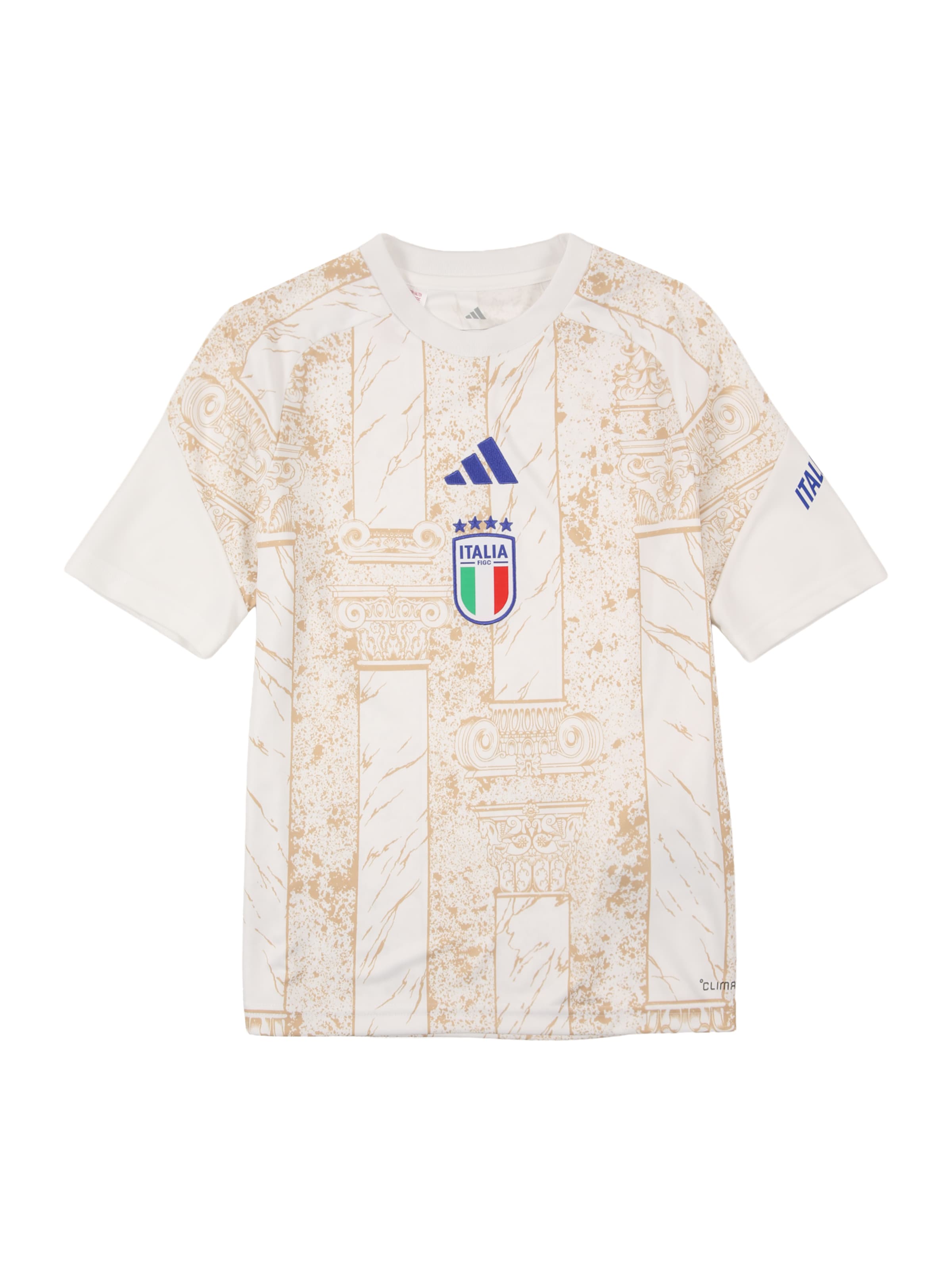 ADIDAS PERFORMANCE Функционална тениска 'FIGC' в бяло: отпред