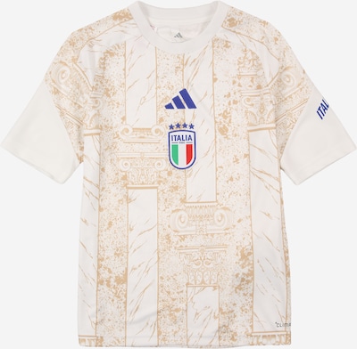 ADIDAS PERFORMANCE Tehnička sportska majica 'Figc' veličine 128 u boja devine dlake (camel) / mornarsko plava / svijetlo crvena / vuneno bijela, Pregled proizvoda