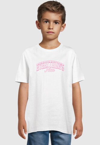 Mister Tee T-Shirt 'Everything Is Nice' in Weiß: Vorderseite