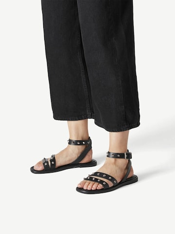 TAMARIS Sandals in Black: front
