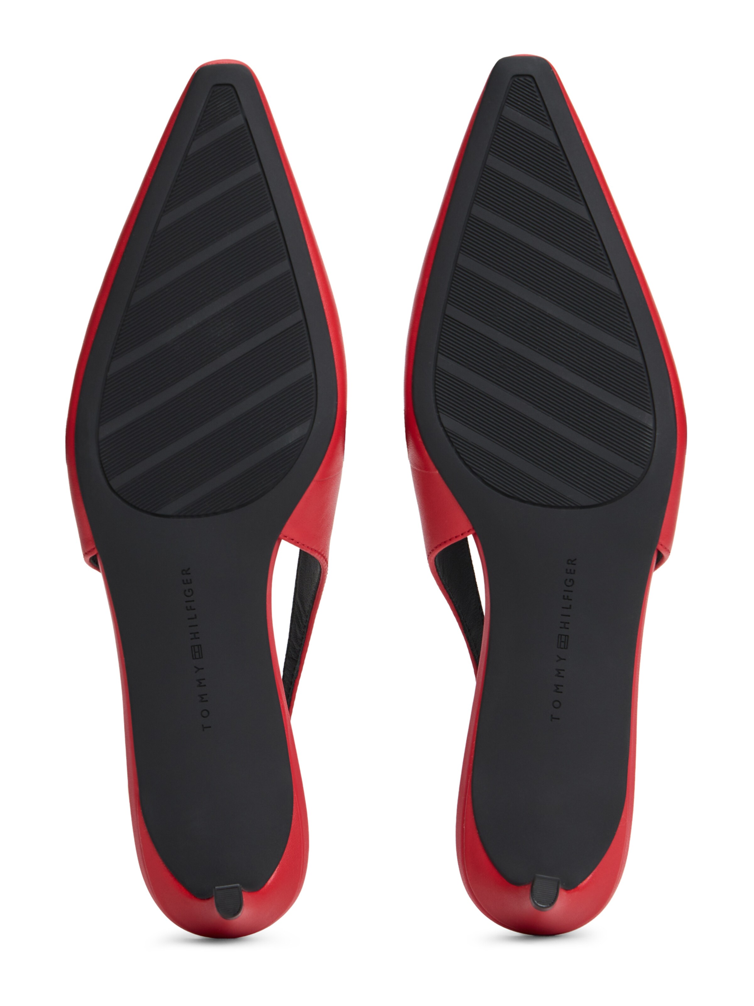 Escarpins à bride arrière TOMMY HILFIGER en rouge