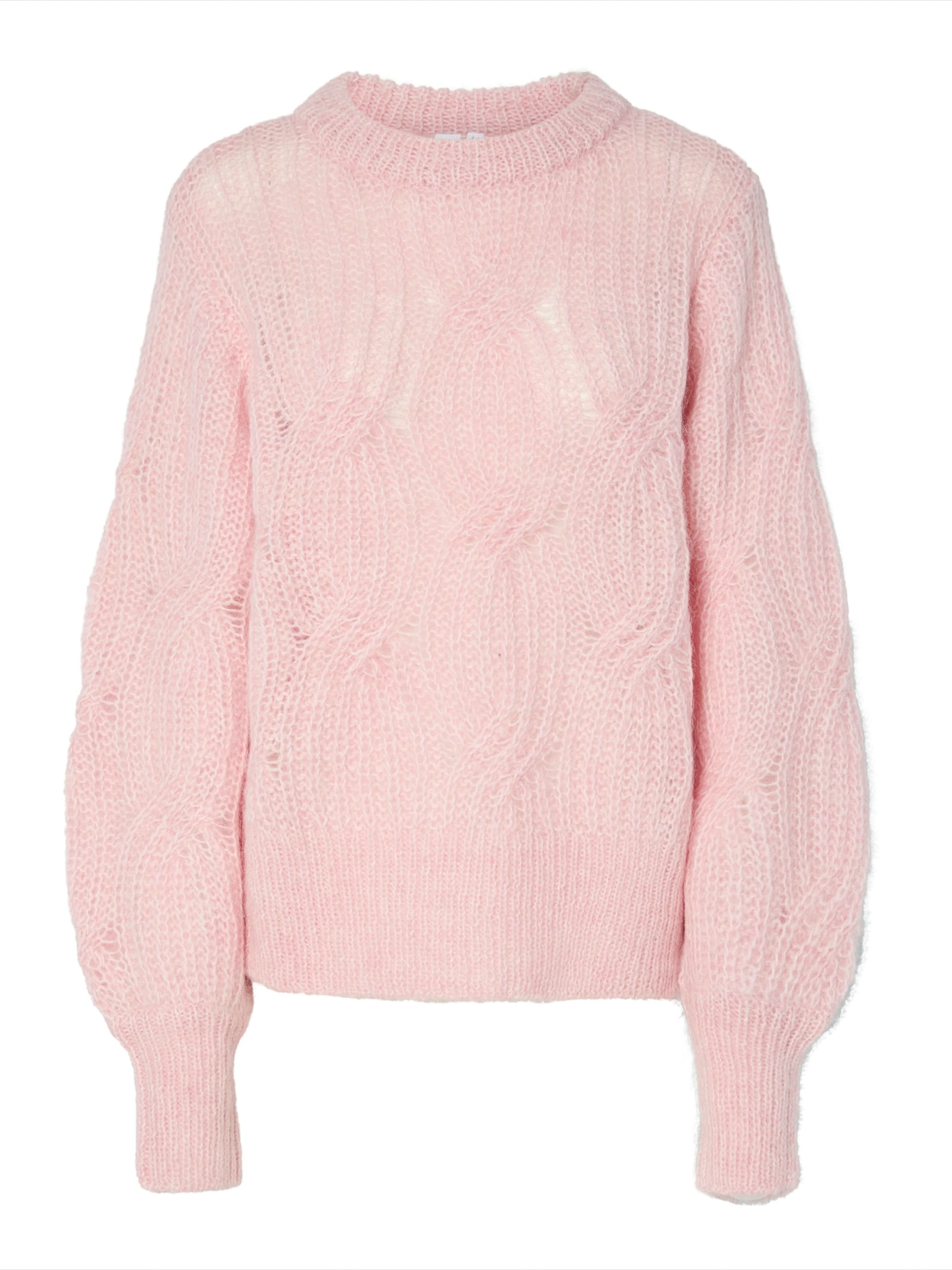 YAS Свитер 'YASZUMA' в Ярко-розовый: спереди