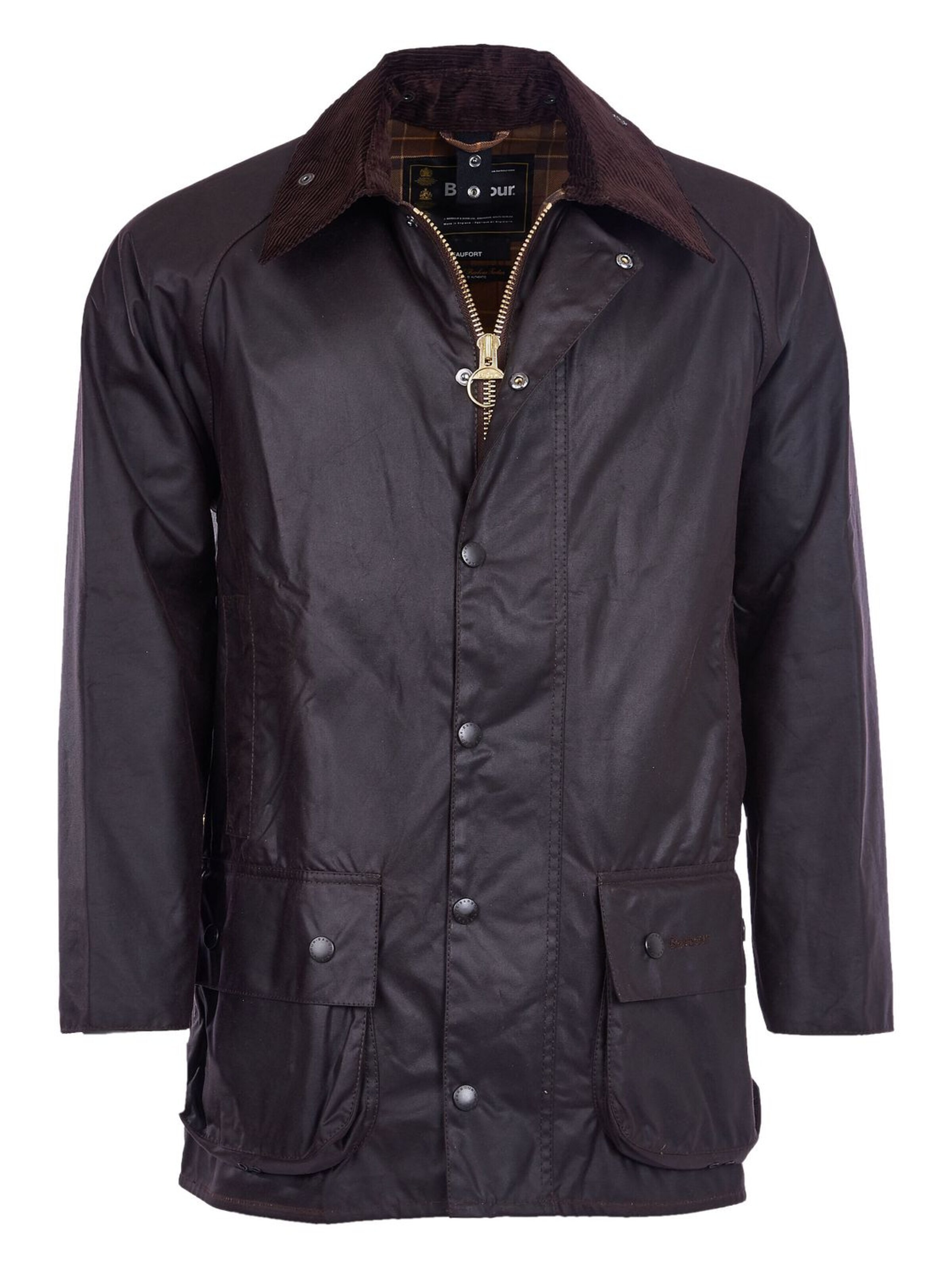 Manteau d’hiver Barbour en marron : devant