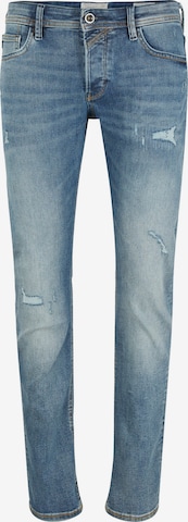 TOM TAILOR DENIM Slimfit Jeans 'Piers' i blå: framsida