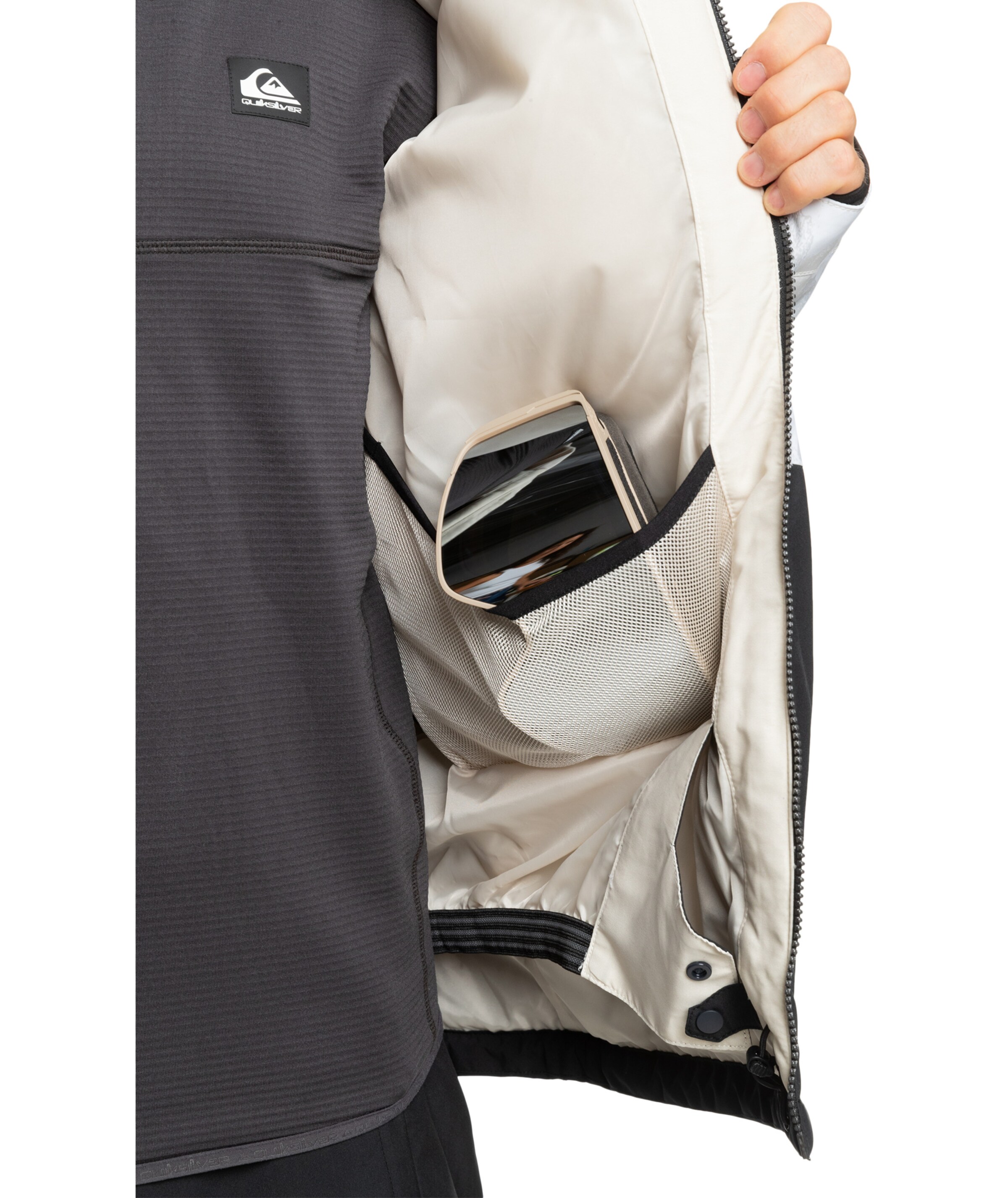 QUIKSILVER Outdoorjacke in Grau