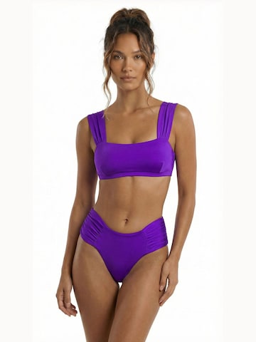 Kalaia Bandeau Bikini 'Kini Skydiver Pink Bikini' in Purple