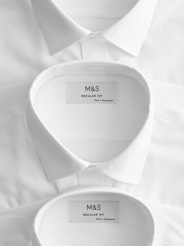 Marks & Spencer Regular fit Overhemd in Wit