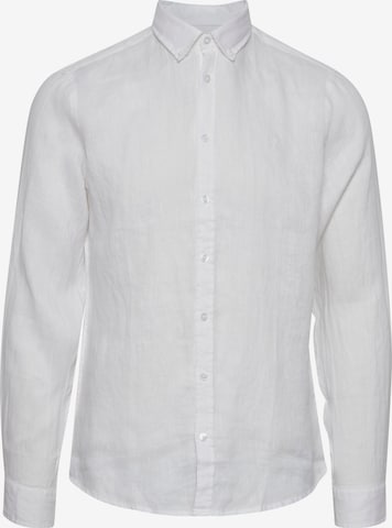 Casual Friday Button Up Shirt 'Anton' in White: front