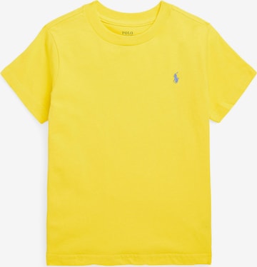 Tricou de la Polo Ralph Lauren pe galben: față