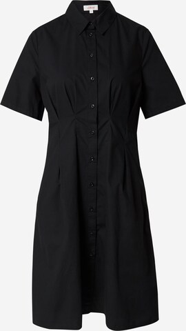 Abito camicia di s.Oliver in nero: frontale