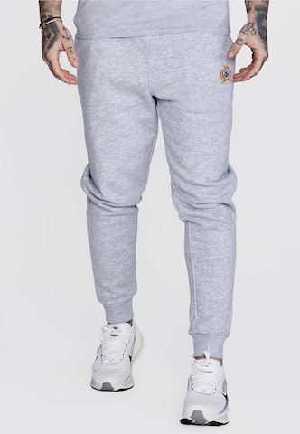SikSilk Loosefit Hose 'Essentials' in Grau: Vorderseite