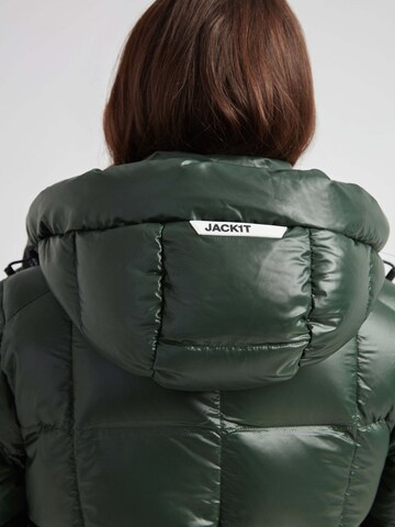 Veste outdoor ' EZ Boxed Crop Puffer Lux ' JACK1T en vert