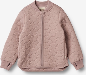 WHEAT Between-season jacket 'Loui' in Pink: front
