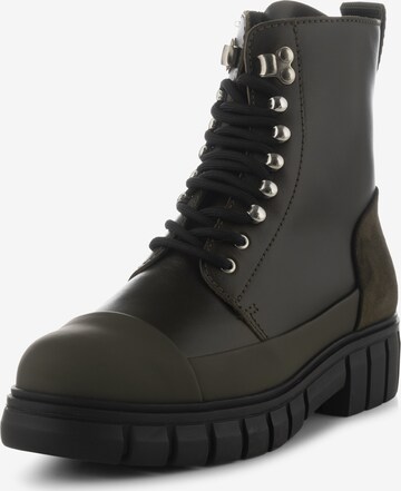 Shoe The Bear Lace-Up Ankle Boots 'REBEL' in Green