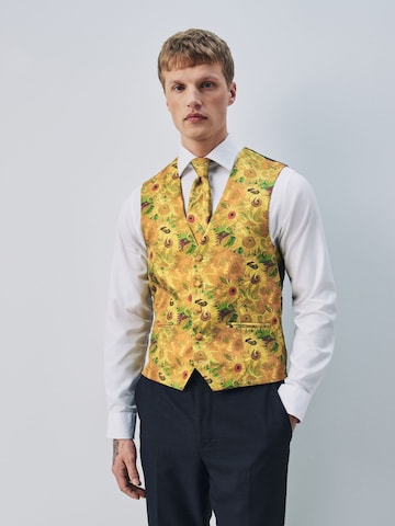Next - Chaleco para traje en amarillo: frente